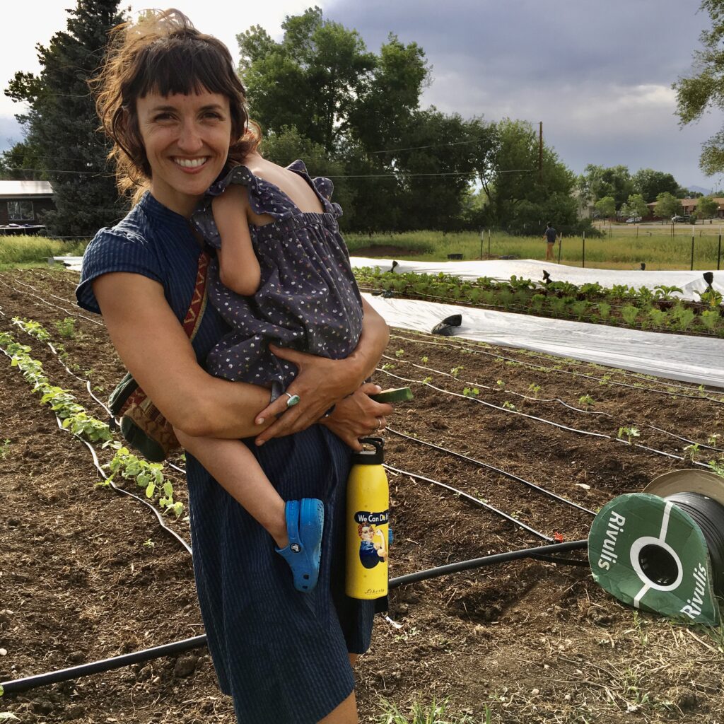 Noelle, Warren Village resident, and her daughter Inez