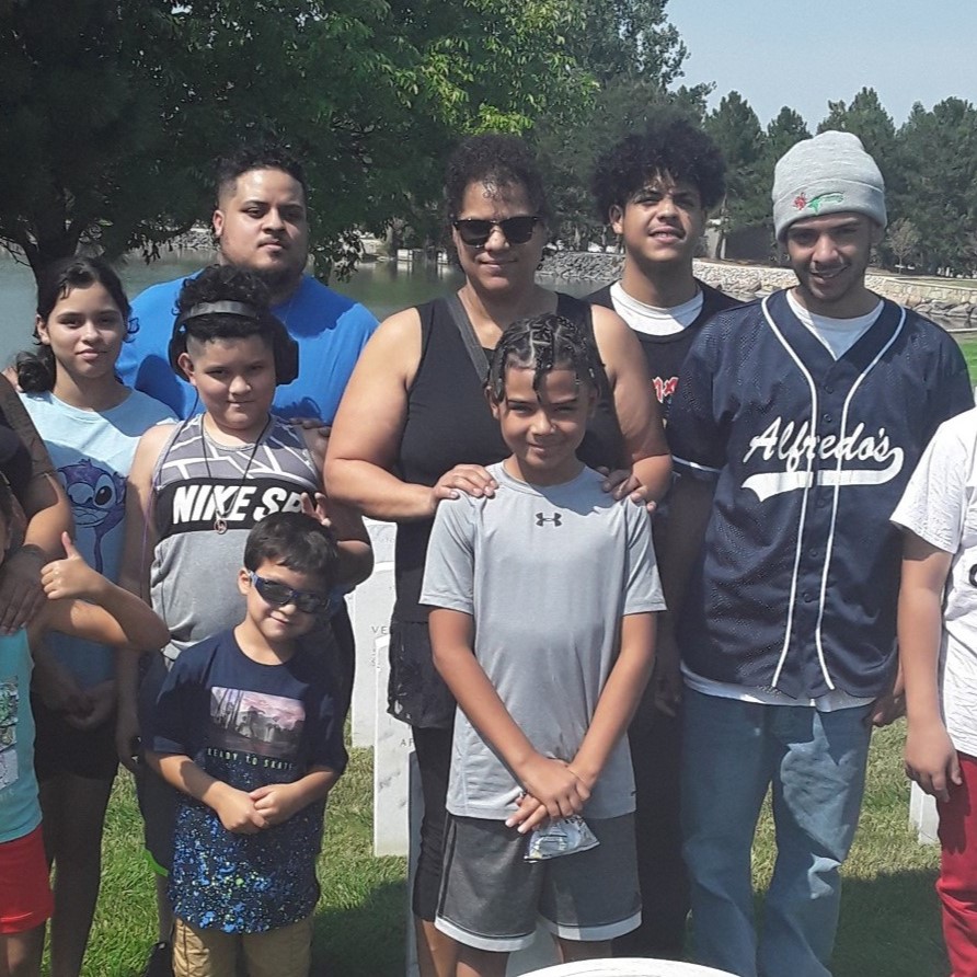 Lisa H. With family