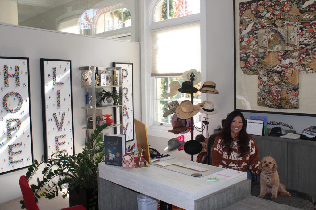 Lola Salazar in her office