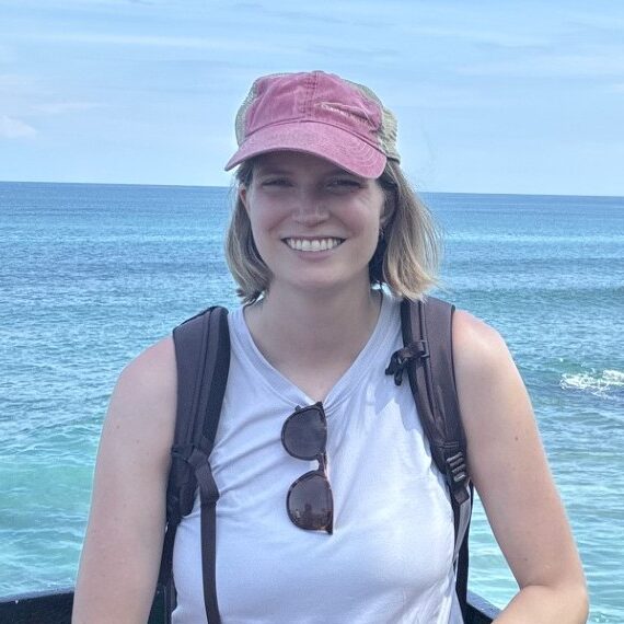 Mackenzie Owen, a monthly donor and volunteer to warren Village