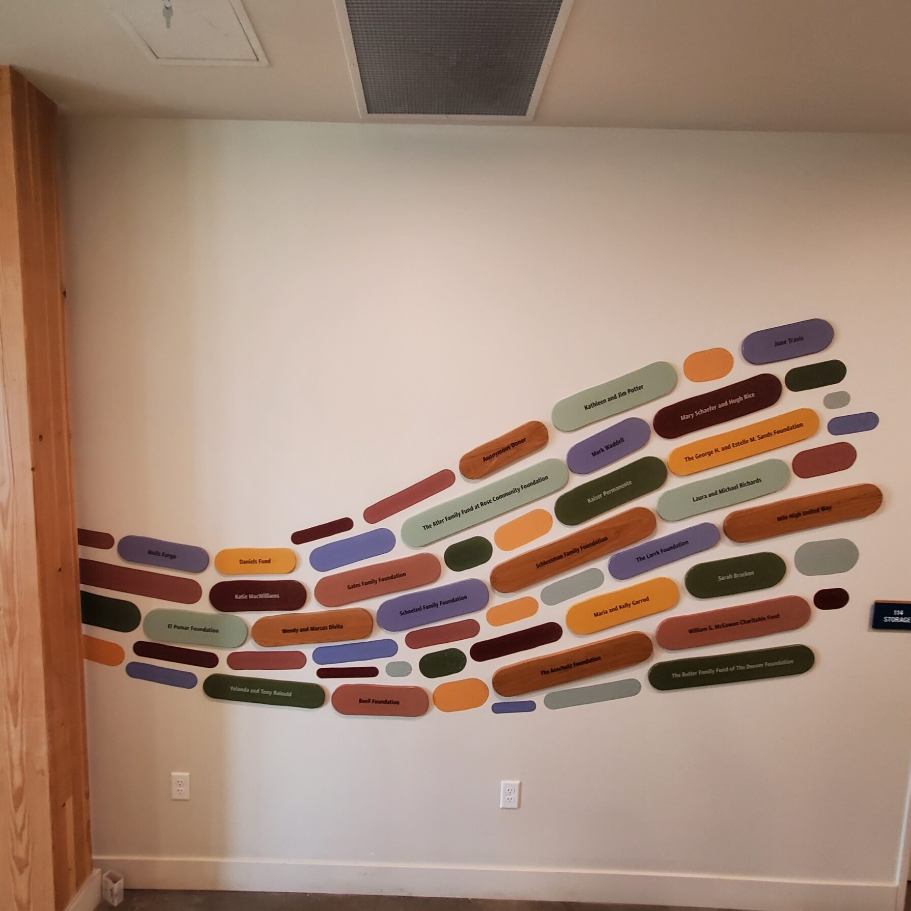 Alameda donor wall