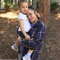 Warren Village resident Gabby and her daughter, Philomena